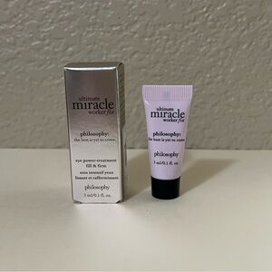 Philosophy Ultimate Miracle Worker Fix Eye Power Treatment Fill & Firm 3 ml New